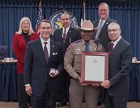 Trooper Ryan Askew, Texas Highway Patrol–The Woodlands, received a Director's Citation