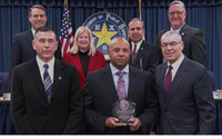 The Texas Joint Crime Information Center received the National Fusion Center Association's (NFCA) 
					2018 Best Collaborative Effort Award 