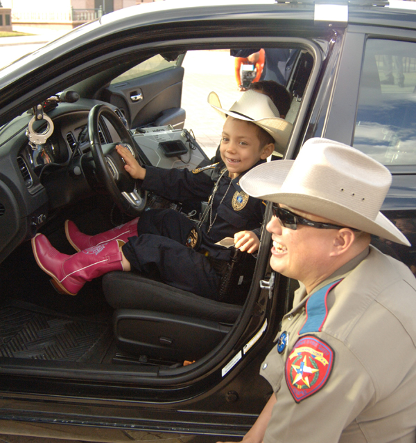 Japanese Police Visit the Texas Rangers